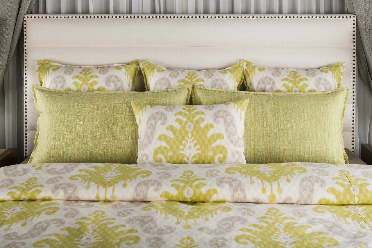Lemon Grass King/Cal King Duvet Set - K&R Interiors