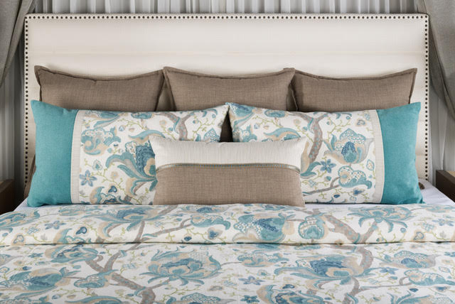 Teal Vine Duvet Set - K&R Interiors