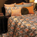 Tangerine Queen Duvet Set - K&R Interiors