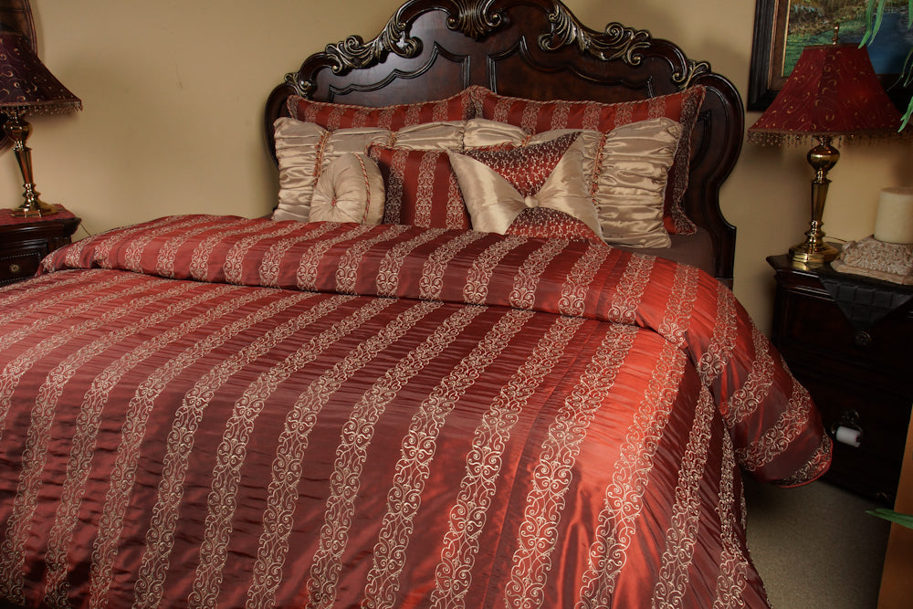 Cinnamon King Duvet Set - K&R Interiors